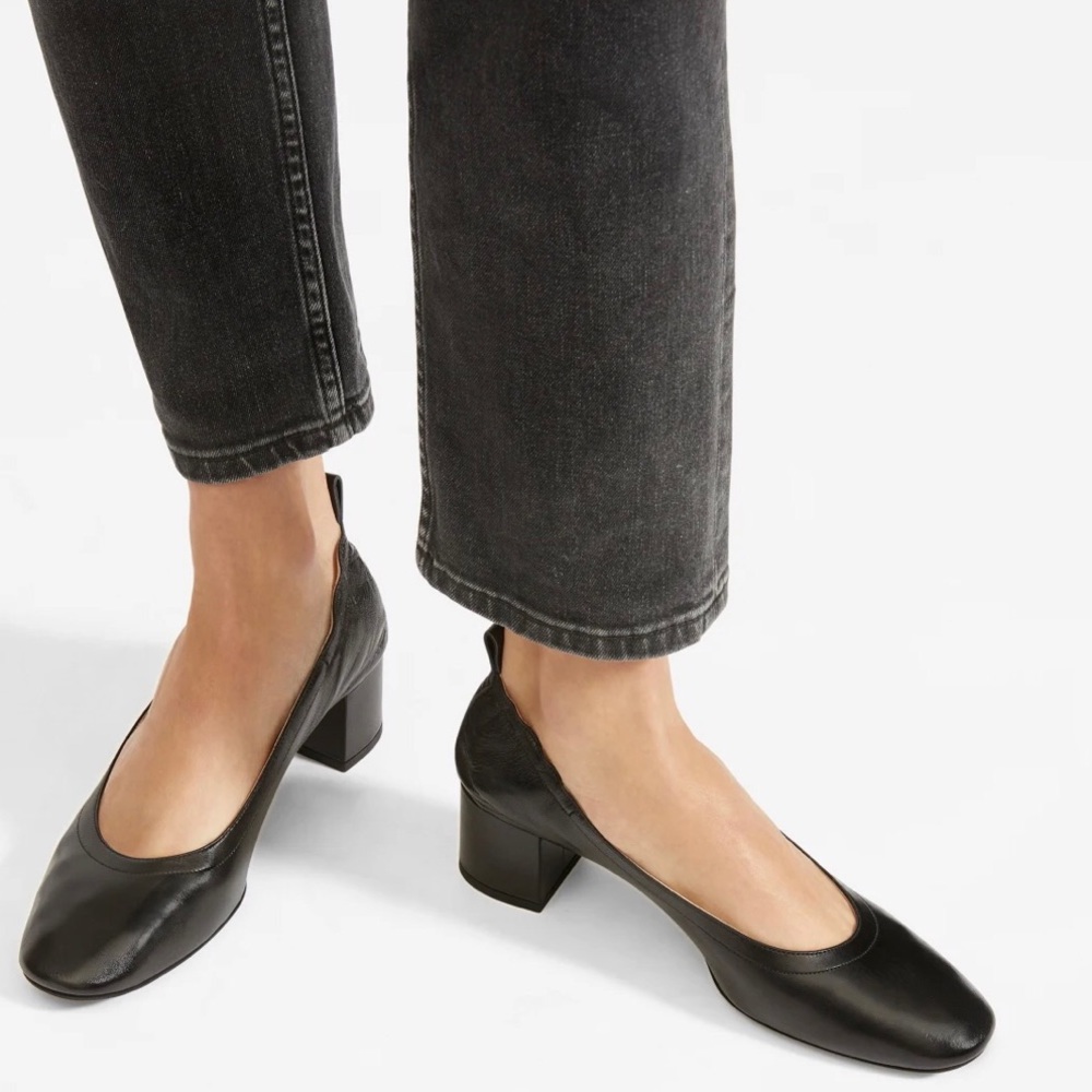 Everlane - The Day Heel - Black Size 7